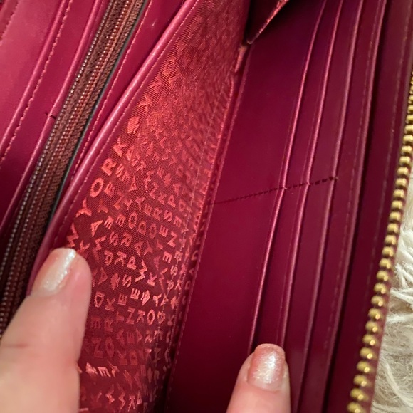 EUC! Kate Spade Deep Cranberry Red Wallet - Picture 12 of 13